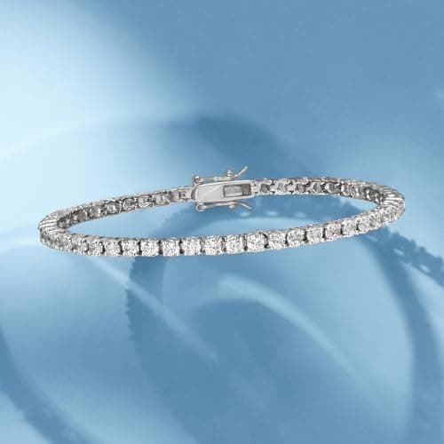 Ross-Simons 5.00 ct. t.w. CZ Sterling Silver Tennis Bracelet (7")