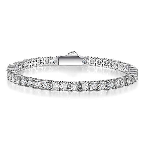 Refined Title: MDFUN CZ Tennis Bracelet for Women and Men