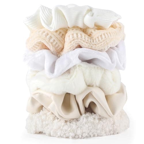 Matte Cotton Scrunchies for Women and Girls