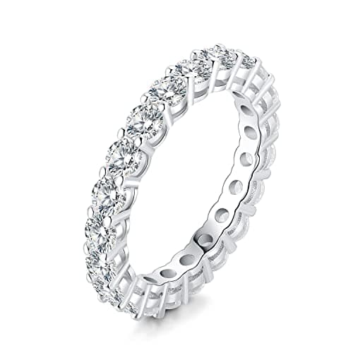 JewelryPalace Moissanite Wedding Ring for Women