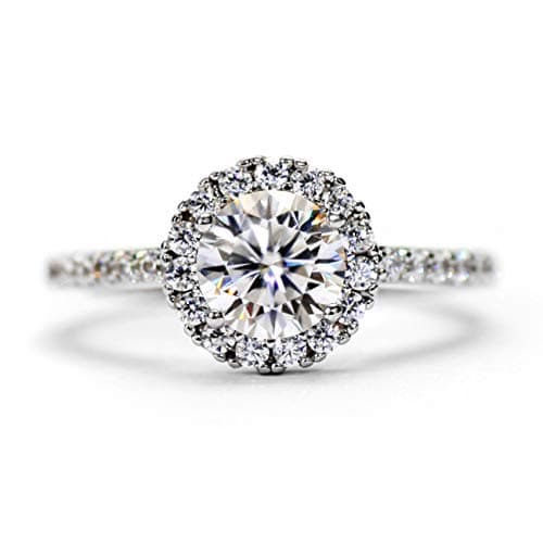 Michooyel 1.0ct Moissanite Engagement Ring for Women
