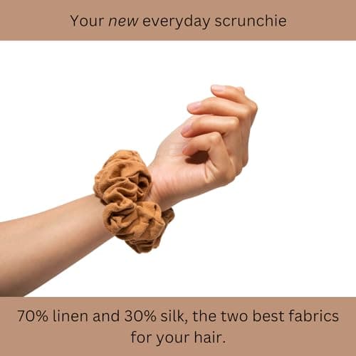 Linen Scrunchies for Women