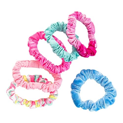 Scunci Kids 6-Mood Scrunchies, Assorted Colors, 6-Pieces