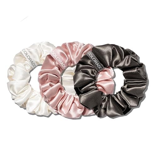 SUNDAYSILKS™ Luxurious Mulberry Silk Scrunchies for Women & Girls | No-Slip, Silky Hair Ties [1 Pack]