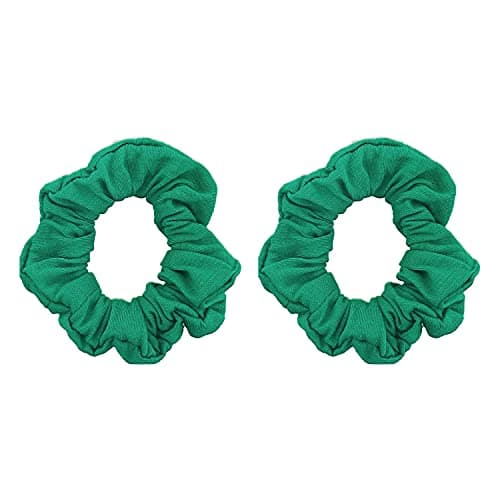 Solid Scrunchies (Tan) - Set of 2