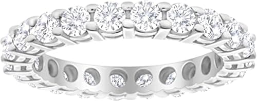 Ultra Premium Houston Diamond 1 Carat 14K White Gold Lab Grown Ring Band