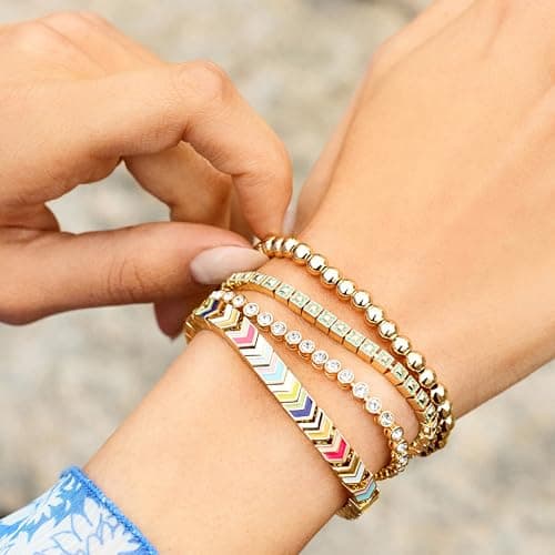 BaubleBar Amalie Tennis Bracelet, Elegant Jewelry for Women