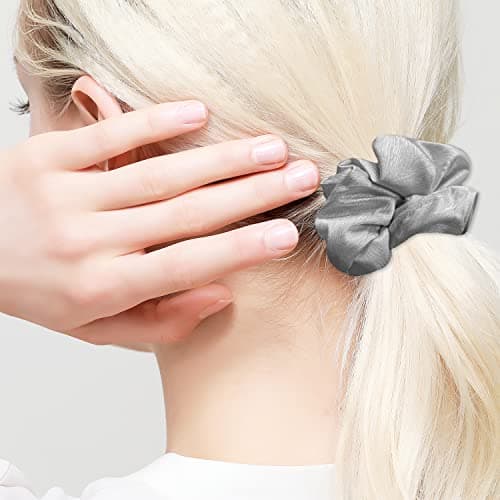 Refined Title:
IVARYSS Satin Scrunchies for Women, 12 Pack