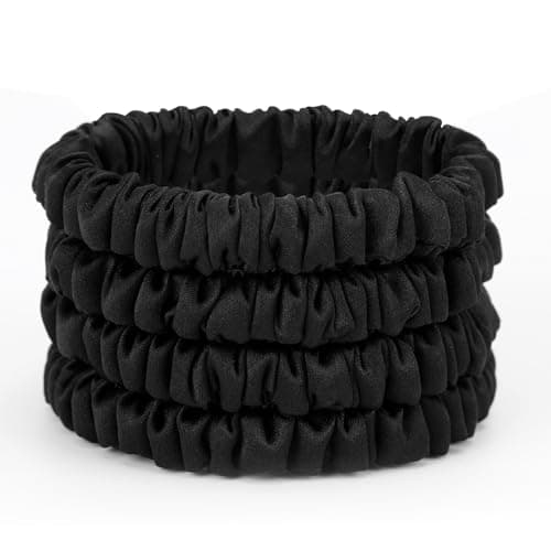 22 Momme Pure Silk Mulberry Scrunchies for Women, MultiColor