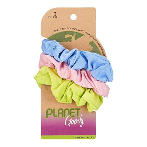 GOODY Planet Ouchless Women's Hair Scrunchies - Assorted Neutral Colors