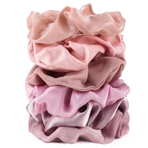 Matte Cotton Scrunchies for Women and Girls