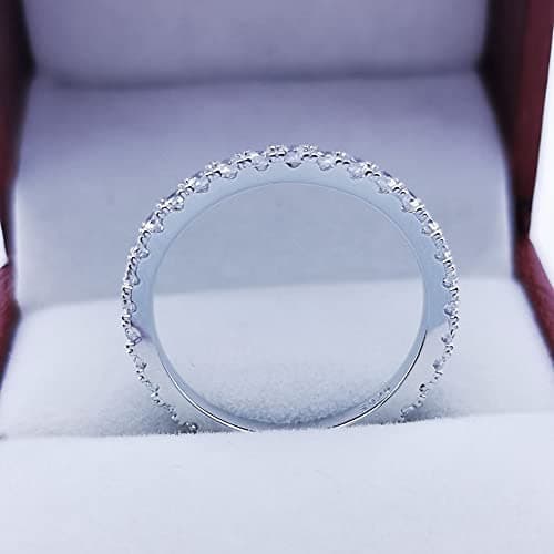 Bo.Dream Full/Half Eternity 1.5mm-3mm Cubic Zirconia Rings in Sterling Silver