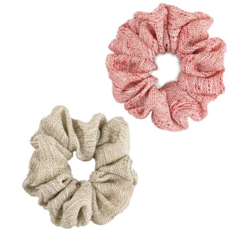 Oversized & Petite White Scrunchies for Women