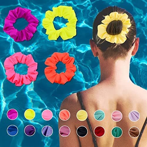 Oversized Satin Scrunchies for Girls & Women, 6 Colors