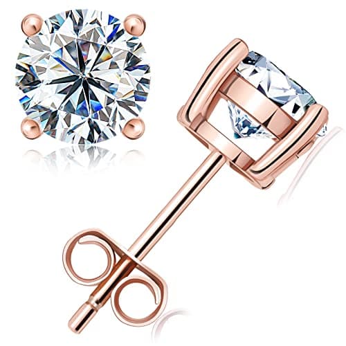 Moissanite Stud Earrings for Women & Men