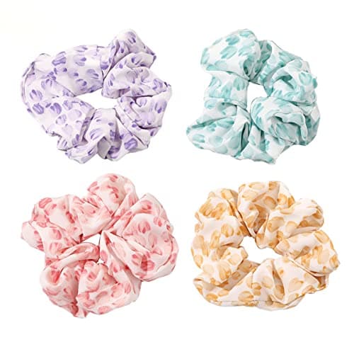 Plaid Elastic Hair Ties for Women