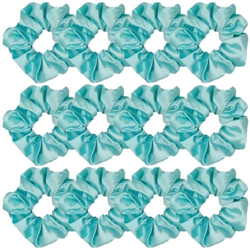 Satin Silk Hair Scrunchies for Women and Girls