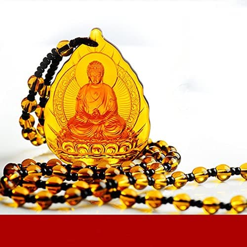 Buddha Necklace for Women with 12 Zodiac Guardian Pendants Good Luck Amulet