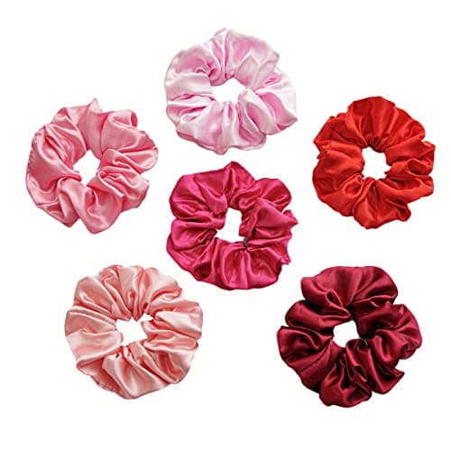 1. Satin Scrunchies for Hair - 6 Colors
2. Satin Hair Ties Ponytail Holder, Silky Soft No Hurt Your Hair