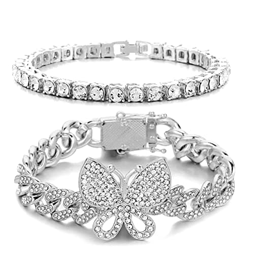 Bling Empire 14K Gold and Silver Bracelets for Men and Women