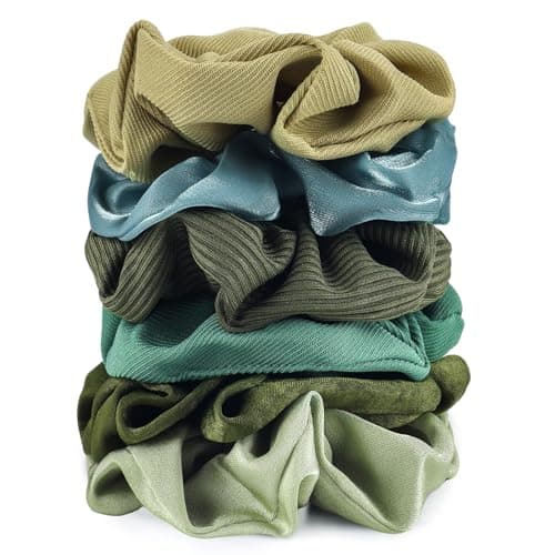 Matte Cotton Scrunchies for Women and Girls