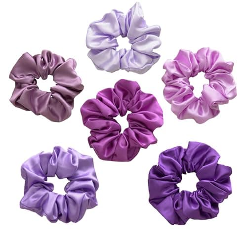 1. Satin Scrunchies for Hair - 6 Colors
2. Satin Hair Ties Ponytail Holder, Silky Soft No Hurt Your Hair