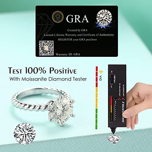 Moissanite Engagement Rings for Women