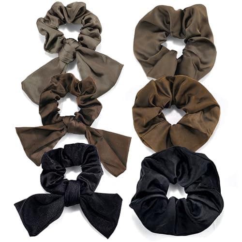 Matte Cotton Scrunchies for Women and Girls