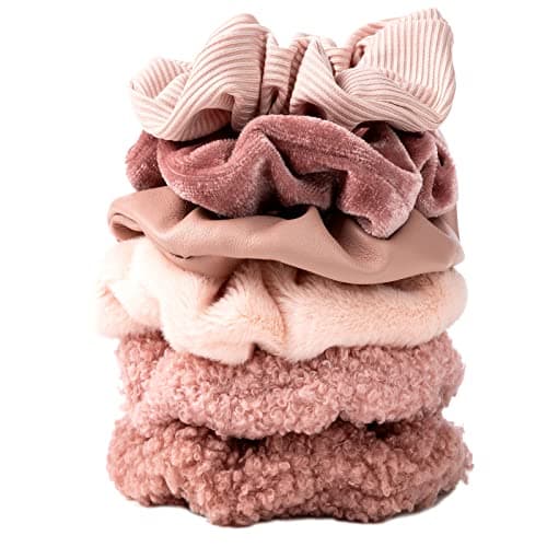 Matte Cotton Scrunchies for Women and Girls