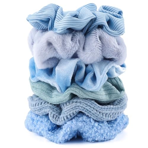 Matte Cotton Scrunchies for Women and Girls