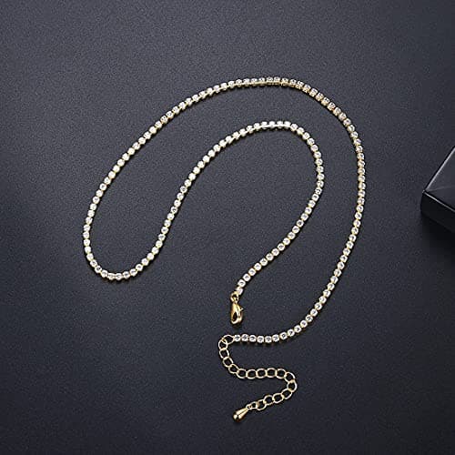 Dainty Tennis Necklace for Women