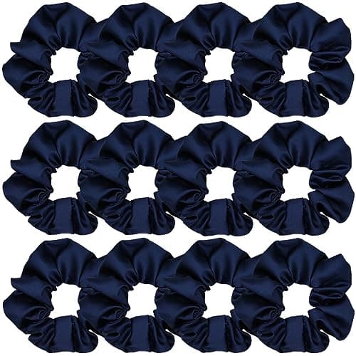 Satin Silk Hair Scrunchies for Women and Girls