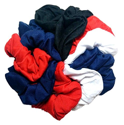 Soft Cotton Scrunchie Set (Neutral Colors)