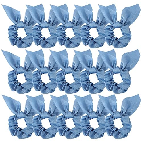 Sure, here's a refined and simplified title based on the keywords provided:

Ondder Hair Scrunchies 15 Pcs - Cute Bow Ribbon Elastic Hair Ties Floral & Fruit Print