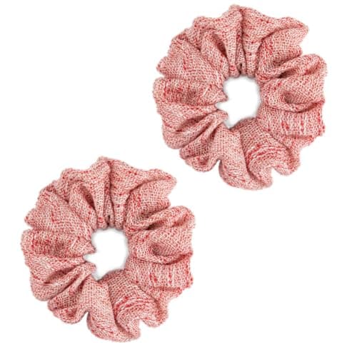 Oversized & Petite White Scrunchies for Women