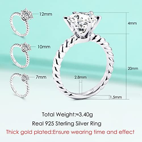 Moissanite Engagement Rings for Women