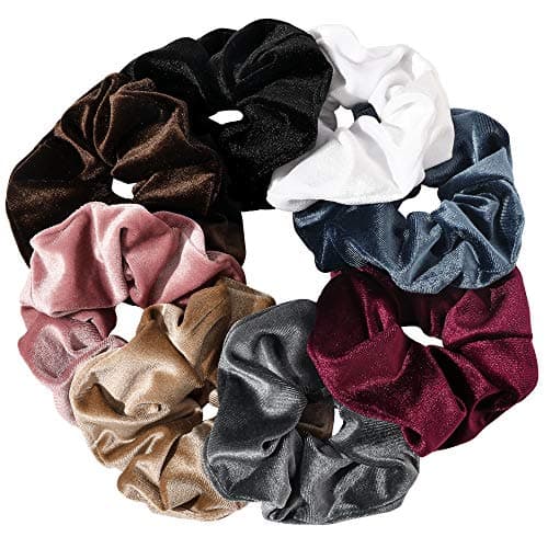 Big & Soft Silk Satin Scrunchies for Long Hair Girls