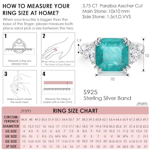 Michooyel Paraiba Engagement Ring for Women