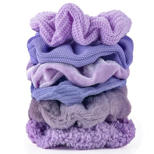 Matte Cotton Scrunchies for Women and Girls
