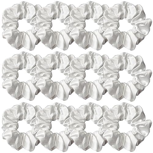 Satin Silk Hair Scrunchies for Women and Girls