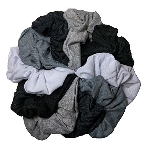 Soft Cotton Scrunchie Set (Neutral Colors)