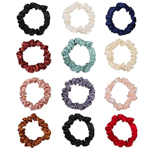 Satin Scrunchies, Silk Hair Ties for Women and Girls