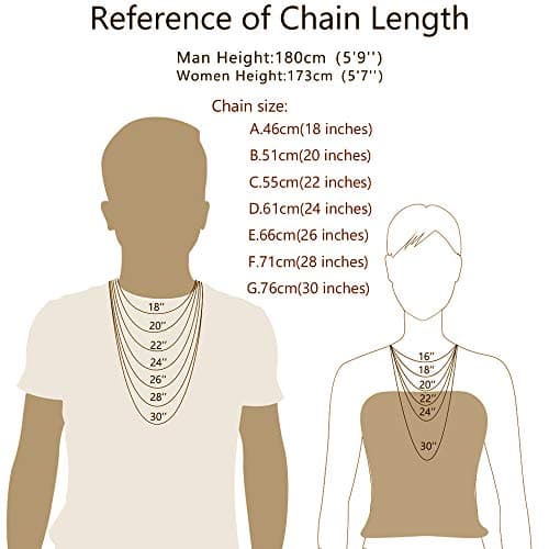 Luxfine 14K White Gold Plated 3mm Tennis Necklace, 5A+ Cubic Zirconia Choker