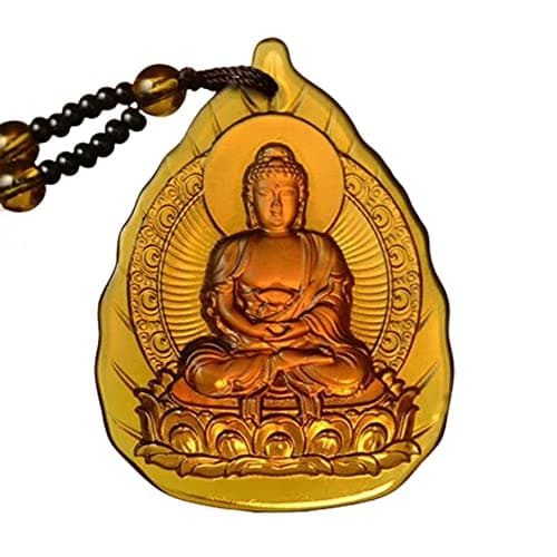 Buddha Necklace for Women with 12 Zodiac Guardian Pendants Good Luck Amulet