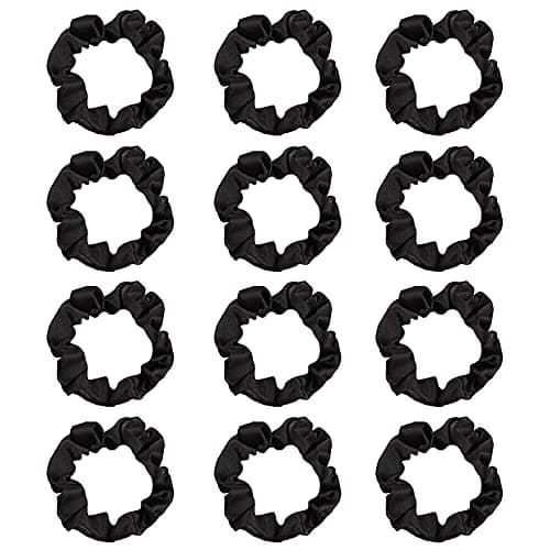 Satin Scrunchies, Silk Hair Ties for Women and Girls