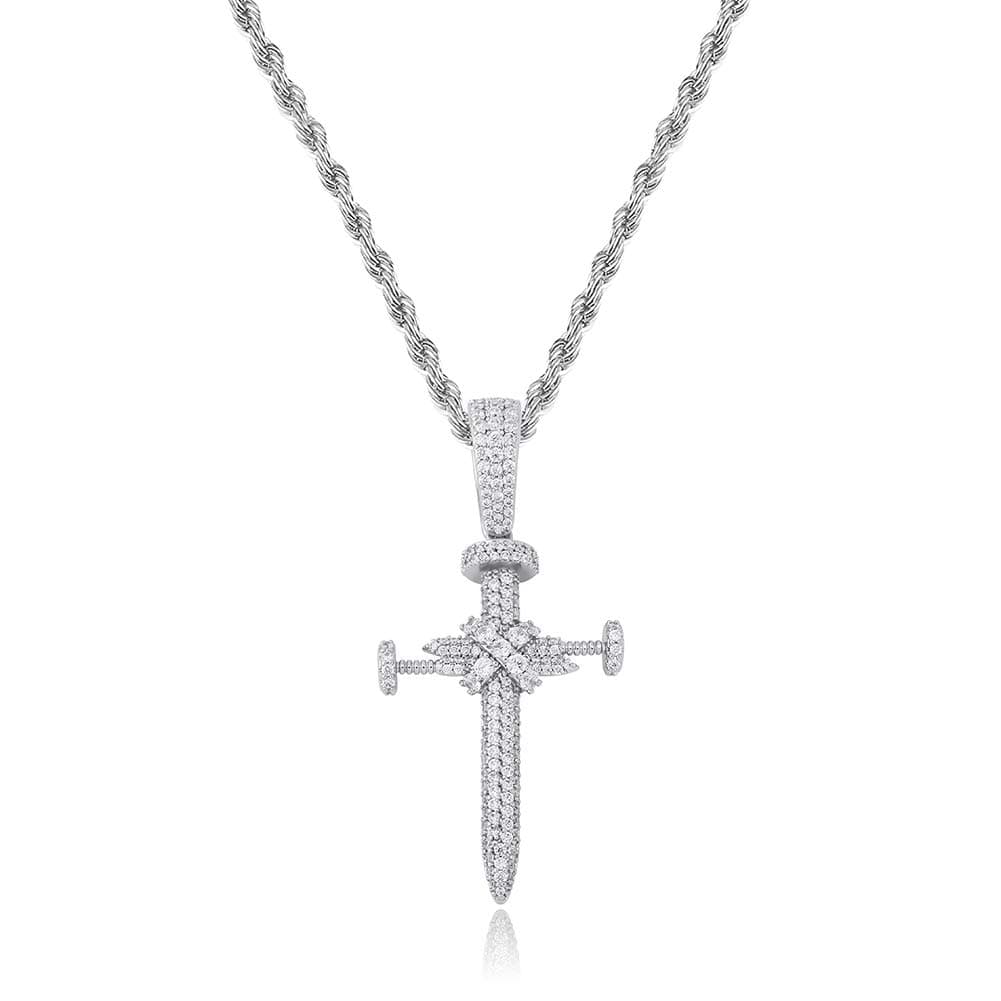 JINAO Hip Hop Iced Out CZ Simulated Diamond Necklace for Men