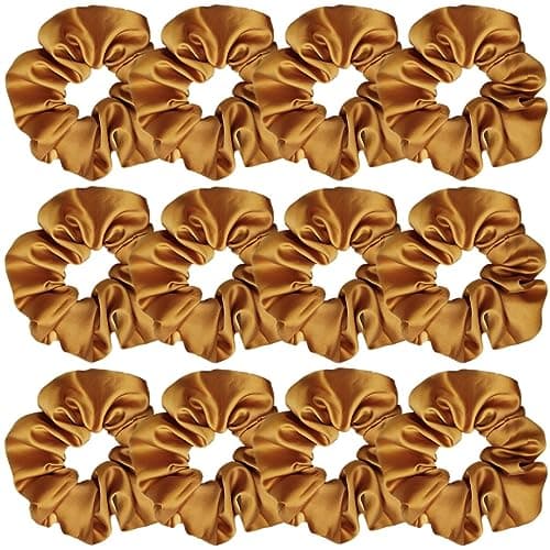 Satin Silk Hair Scrunchies for Women and Girls