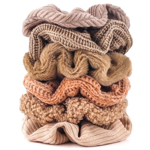 Matte Cotton Scrunchies for Women and Girls