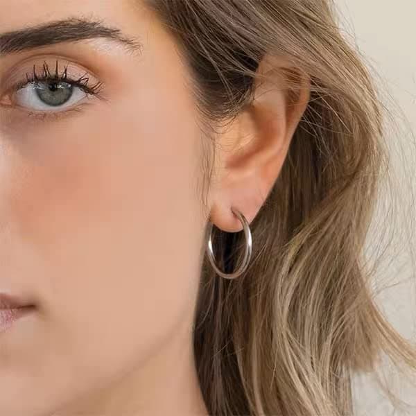 Michooyel S925 Silver Hoop Earrings for All