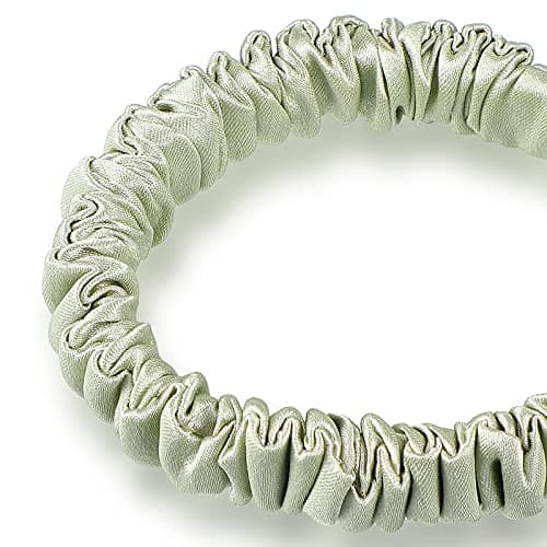 Vivid Style Dark Colors Chuangdi 9-Piece Silk Scrunchies for Women Girls